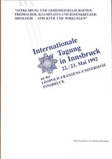 Aufklärung und Geheimgesellschaften Freimaurer Illuminaten Rosenkreuzer 1992