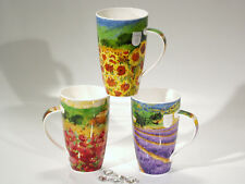 3er Set Dunoon Becher, Tassen Henley Monet inspired für 600ml Formano