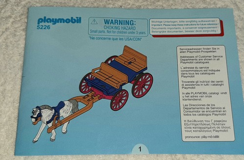 Playmobil 5226 anleitung - playmobil,