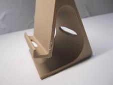 Smartphone Handy Tablet Halter mit kleiner Absplitterung PLA Farbe: Holz