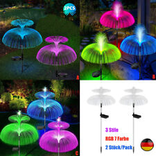 2x LED Solarleuchte Feuerwerk Lichterkette RGB Licht LED Solarlampe Außen Garten