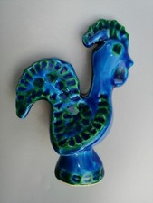 Keramik Hahn 10 cm Midcentury