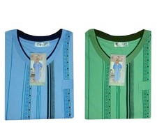 2 Stück Herren Nachthemd