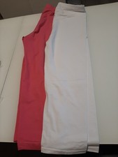 3/4 Capri Leggings Capri-Hose blickdicht Baumwolle kurz