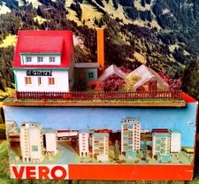 Vero DDR H0 TT  5820/ 129/ 688 Gärtnerei Haus alt antik 60er Jahre OVP
