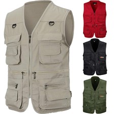 Herren Multi Pocket Weste Jagd