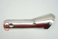 HONDA XL 1000 SD02 VARADERO ABDECKUNG AUSPUFF LINKS UNTEN COVER HITZESCHUTZ