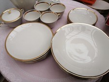 Hutschenreuter Service Evelyn Terrine Platte Sauciere Teller Geschirr Kaffeeserv