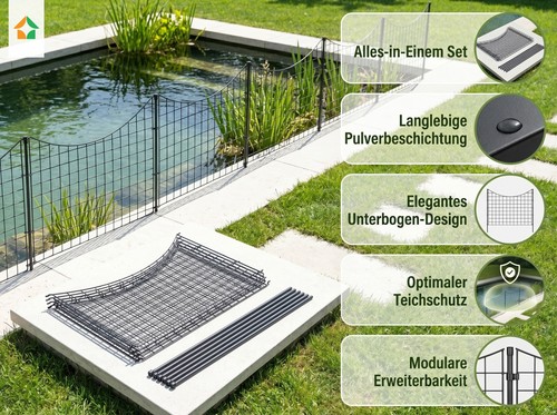 Teichzaun unterbogen 390 - teichzaun,