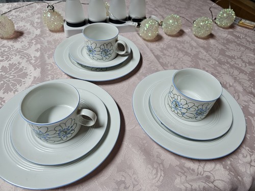 Kaffee tee gedeck 3tlg - 3x,