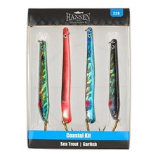 Hansen Kunstköderset Bundle Coastal Kit 22g 4pcs Meeresblinker Meeresköder