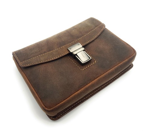 Leder gürteltasche - leder,