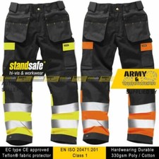 Signalfarbe Arbeitshose Tuff