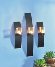 3er Set Wandkerzenhalter