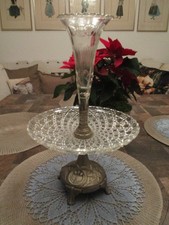 ANTIKER JUGENDSTIL TAFELAUFSATZ  / ETAGERE UM 1900