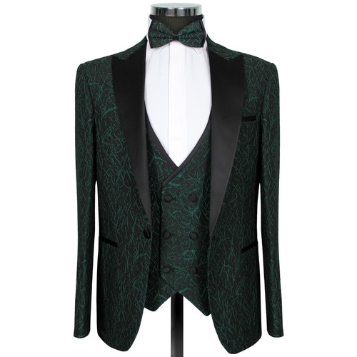 Slim fit smoking mit weste - fit,