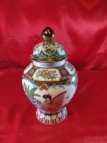 Alte chinesische deckelvase - alte,