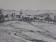 Franz Siegele Lithographie