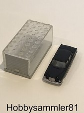 Lego 1:87 Mercedes 220 S schwarz mit Garage Modellauto Vintage 50er 60er #1