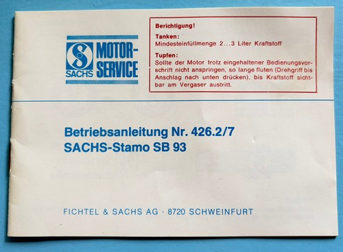 Sachs stamo 93 - sachs,