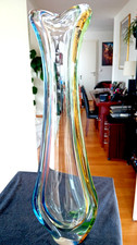 Große schwere glas - schwere, vase