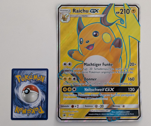 Pokemon karte raichu sm90 - pokemon, gx