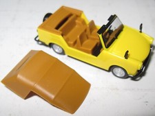 Herpa 024808 - Trabant 601 Tramp  - Kübelwagen - gelb - mit Verdeck