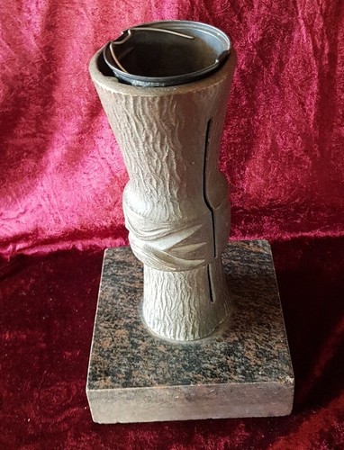 Grabvase bronze messing - ,