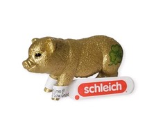 Goldenes Glücksschwein mit