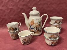 ?? Puppengeschirr Kindergeschirr Kanne Tassen DDR Hühner ??