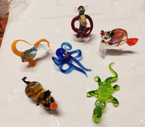 Glasfiguren ca 10cm - 5,
