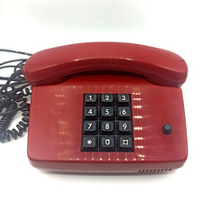 Deutsche Post Tastentelefon Tea 752 Tischtelefon  Deko Haustelefon Rot Retro