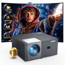 Beamer 4K Projektor HD 20000LMS Native 1080P 5G WiFi Heimkino HDMI USB Bluetooth
