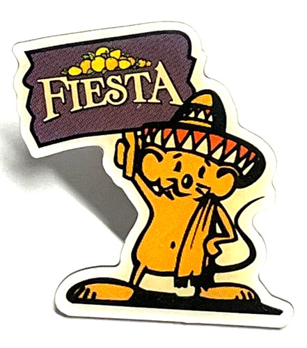 Fiesta tequila comic maus pin - fiesta,