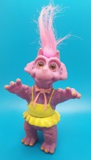 Troll Zaubertroll Dino Dinosaurier 90er Jahre Gummi Retro Vintage 15 cm