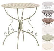 Tisch Amanda Gartentisch Eisen Metalltisch Balkontisch Beistelltisch Outdoor