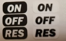 Aufkleber decal Benzinhahn