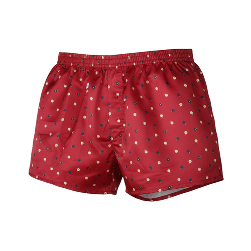 Rote satin boxershorts - satin, größe