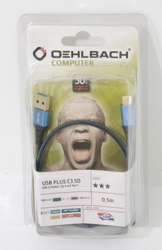 Oehlbach usb plus 50 kabel - usb, c3