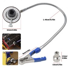 1/2" Drehwinkelmesser Drehmoment Drehwinkel Messgerät Magnetarm 360° Werkzeug