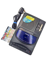 Philips AQ6455 Standard Compact Cassette Player Diktiergerät Diktiergerät grau