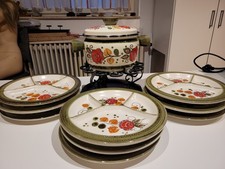 Fondue-Set handbemalt SMF