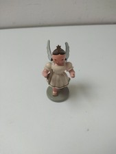 Blank Engel farbig  mit einen Instrument  Kurzrock   Erzgebirge - Handarbeit -15