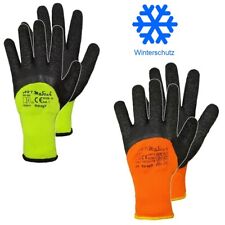 Arbeitshandschuhe Winterhandschuhe Winter Thermo Handschuhe gefüttert Latex 9-11