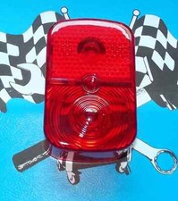 Rücklichtkappe rot, eckig