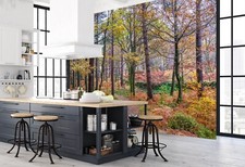 3D Wald Bäume C1874 Tapete