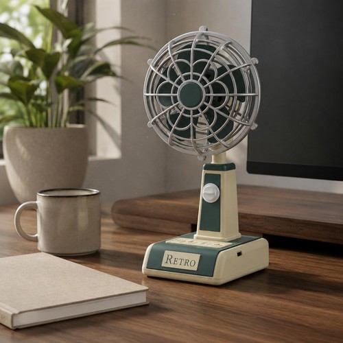 Retro tischventilator lange - retro-tischventilator,