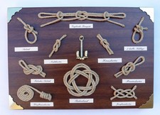 EXKLUSIVE KNOTENTAFEL (Nr. 21)  30 x 21 cm