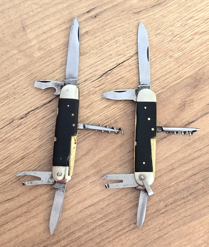 Vintage klappmesser - 2x,