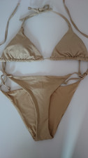 Bikini  Set Gold & Glitzer   Janina / Triangel